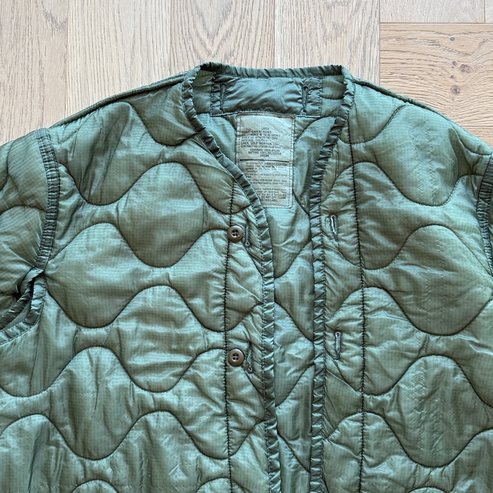 Green Quilted Jacket - Picture 3 of 6